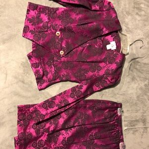 Brand new pink suit jacket w/ skirt